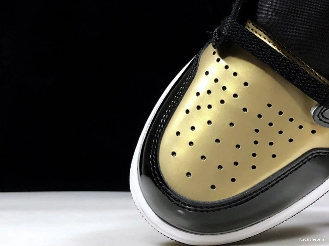 Kick Theory Retro Jordan Toe 1 Glod Air High 861428-007 0805